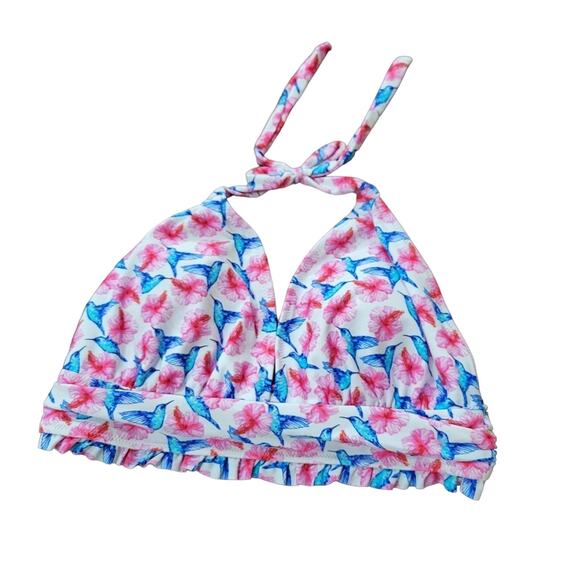 Halter style swim top.  Size Large - Picture 3 of 4